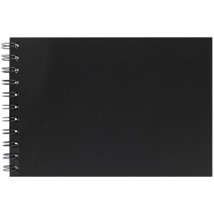 Álbum espiral Modela negro 15x21 cm