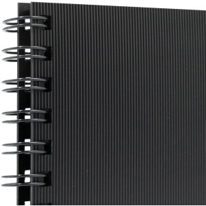 Álbum espiral Modela negro 15x21 cm