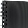 Álbum espiral Modela negro 15x21 cm
