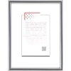 Marco de plástico Galería 18x24 cm plata