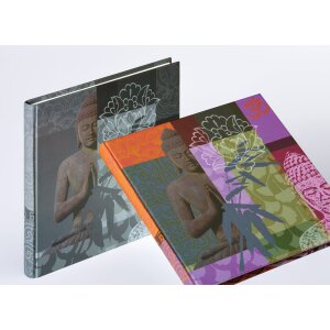 Walther Álbum de fotos Buda rojo 26x25 cm 40 páginas blancas