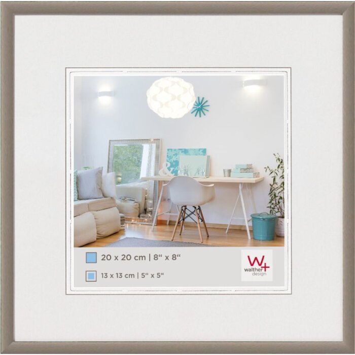 Walther Marco de plástico New Lifestyle 30x30 cm acero