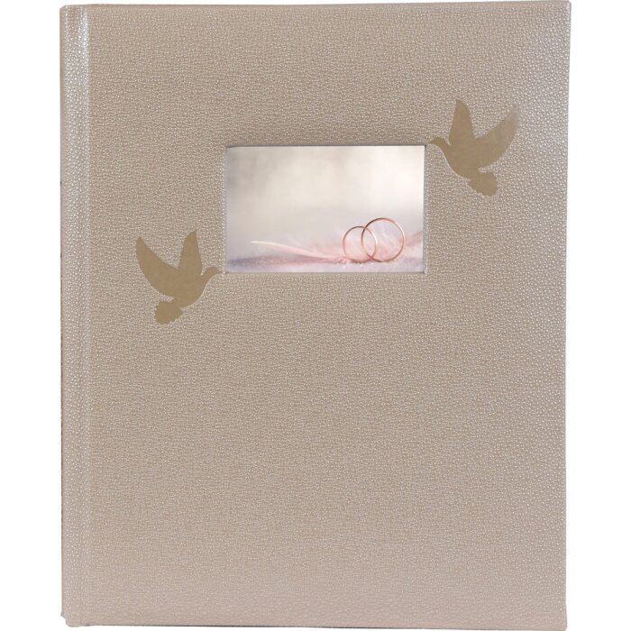Henzo Libro de visitas Perla champán 21x26 cm