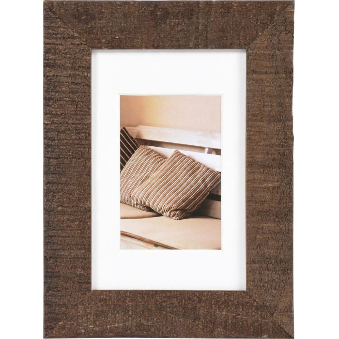 Marco de madera Driftwood 10x15 cm marrón oscuro