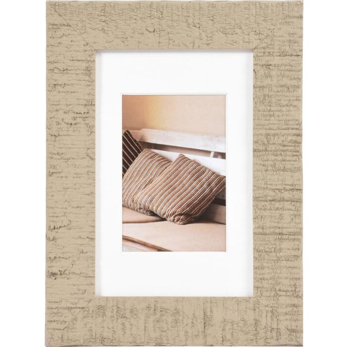 Marco de madera Driftwood 10x15 cm beige