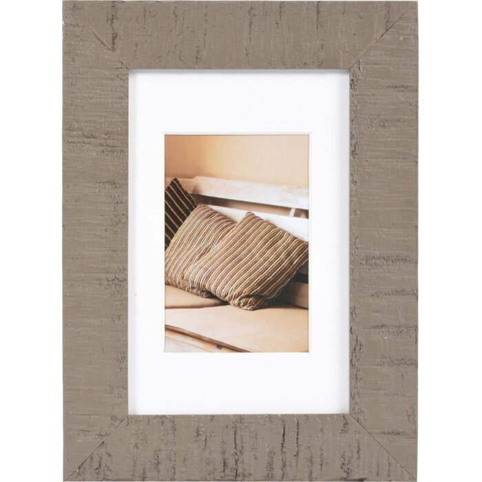 Henzo Marco de madera Driftwood marrón medio 10x15 cm con passepartout 7x10 cm