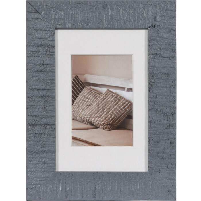 Marco de madera Driftwood 10x15 cm azul