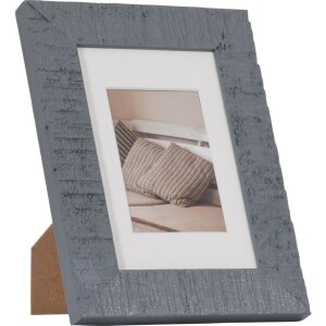 Marco de madera Driftwood 10x15 cm azul