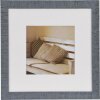 Marco de madera Driftwood 30x30 cm azul
