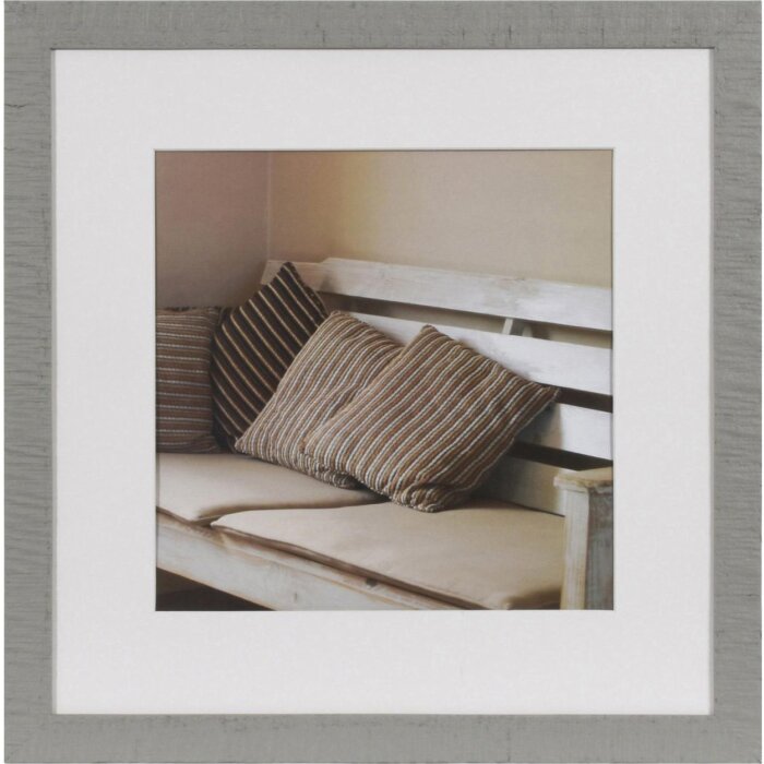 Marco de madera Driftwood 40x40 cm gris