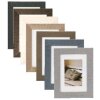 Marco de madera Driftwood 40x60 cm gris