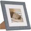 Marco de madera Henzo Driftwood azul 20x20 cm con Passepartout 13x13 cm