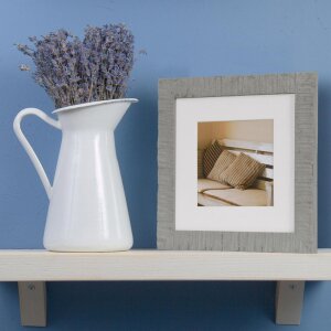 Marco de madera Driftwood 20x20 cm gris