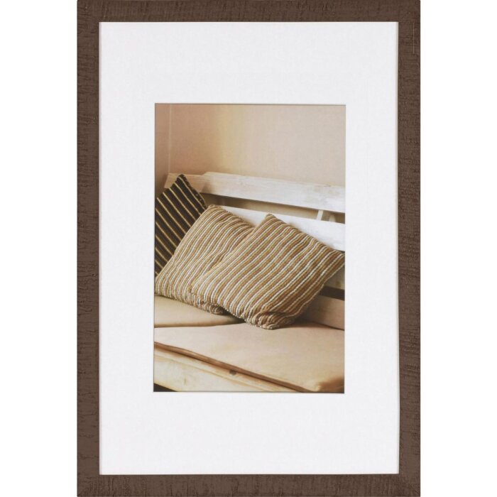 Marco de madera Driftwood 30x45 cm marrón oscuro