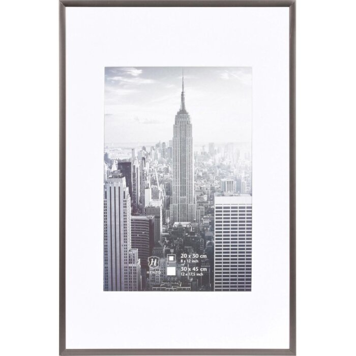 Henzo Marco de aluminio Manhattan 30x45 cm gris