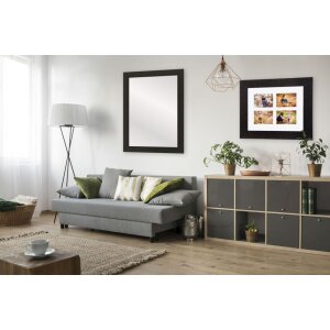 Espejo Woodstyle 60x90 cm marrón oscuro