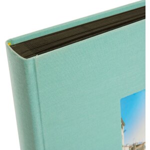 Goldbuch Álbum de Fotos Bella Vista aqua 30x31 cm 60 páginas negras