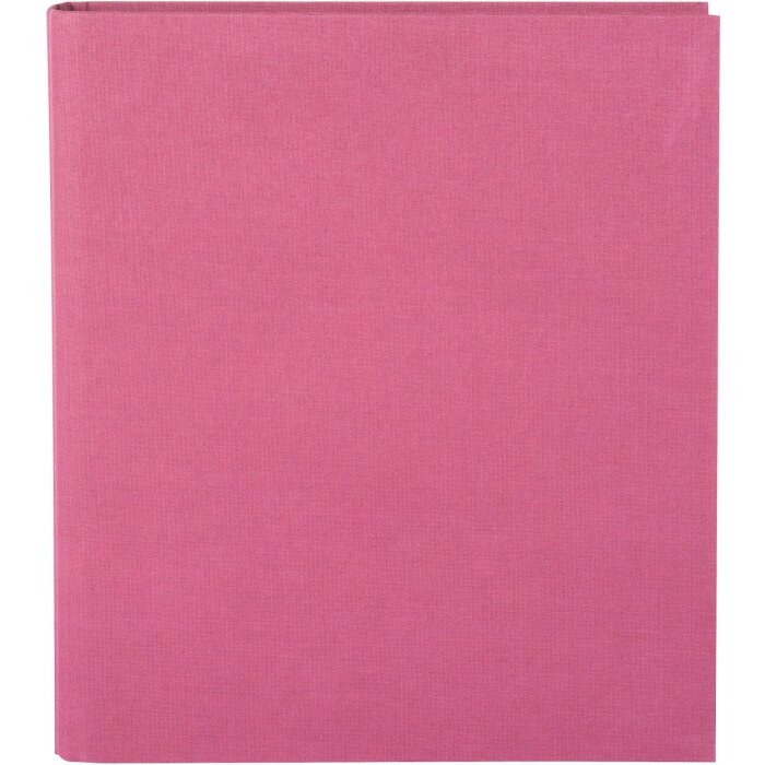 Goldbook Carpeta de anillas A4 Bella Vista fucsia
