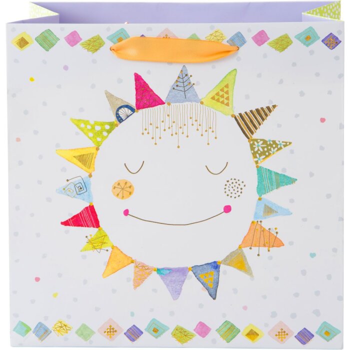 Bolsa regalo 18x18 cm Happy Sun