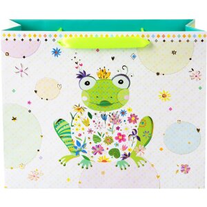 Bolsa de regalo Goldbuch HAPPY FROG 27x33 cm