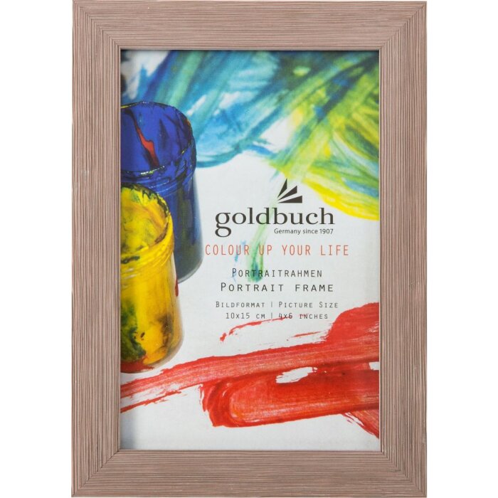 Portarretrato Colour Up bronce para 1 foto 10x15 cm