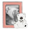 Marco de fotos Sweet Bear Baby 5x8 cm rosa