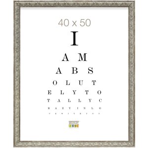 Marco plástico plateado 20,0 x30,0 cm S95MD