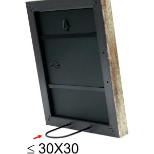 Marco plástico plateado 20,0 x30,0 cm S95MD