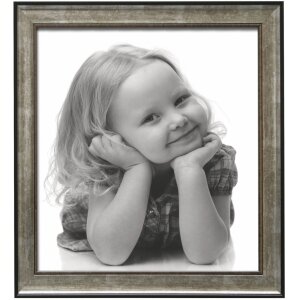 Marco madera plata 30,0 x40,0 cm S873D