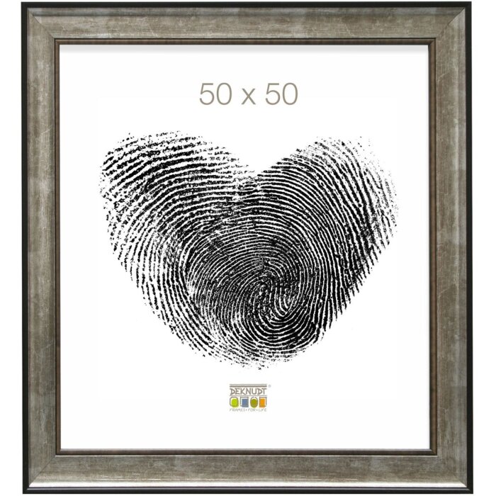 Marco madera plata 60,0 x80,0 cm S873D
