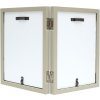 Marco doble madera gris 10,0 x15,0 cm S68FV formato vertical