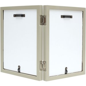 Marco doble madera gris 13,0 x18,0 cm S68FV formato vertical