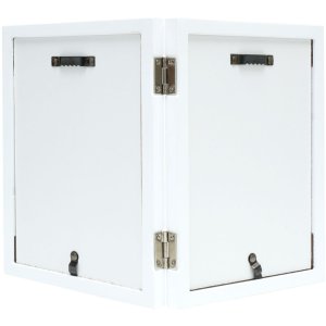 Marco doble madera blanca 13,0 x18,0 cm S68FK formato vertical
