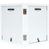 Marco doble madera blanca 13,0 x18,0 cm S68FK formato vertical