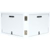 Marco doble madera blanca 10,0 x15,0 cm S68FK formato apaisado