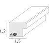 Marco blanco S68FK1 madera 10,0 x15,0 cm