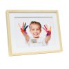 Marco con passepartout madera color natural 10,0 x15,0 cm S67WH