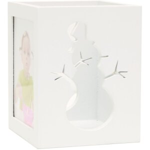 Portacandelitas madera blanca 6,0 x7,0 cm S67HE1E2B