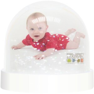 Foto bola de nieve plástico transparente S66FB1