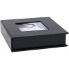 Caja USB cuero negro 8,0 x8,0 cm