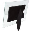 Marco de cristal con borde interior plateado 13,0 x 18,0 cm