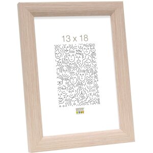 Marco de madera S54S color roble 13,0 x18,0 cm