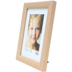 Marco de madera S54S color roble 13,0 x18,0 cm