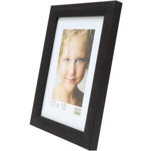 Marco de madera Deknudt S54S negro 10x20 cm