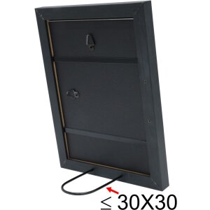 Marco de madera Deknudt S54S negro 10x20 cm