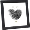 Marco de madera Deknudt S54S negro 10x20 cm