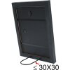 Marco de madera Deknudt S54S negro 10x20 cm