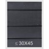 Marco de madera Deknudt S54S negro 10x20 cm