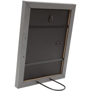 Marco de madera Deknudt S54S gris 13x13 cm