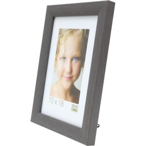 Marco de madera S54S gris 15,0 x20,0 cm